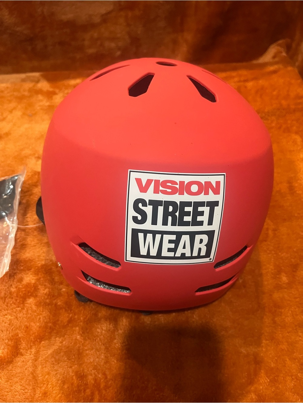 Vision Street Wear Kids Red Skateboard Helmet - Picture 3 of 6